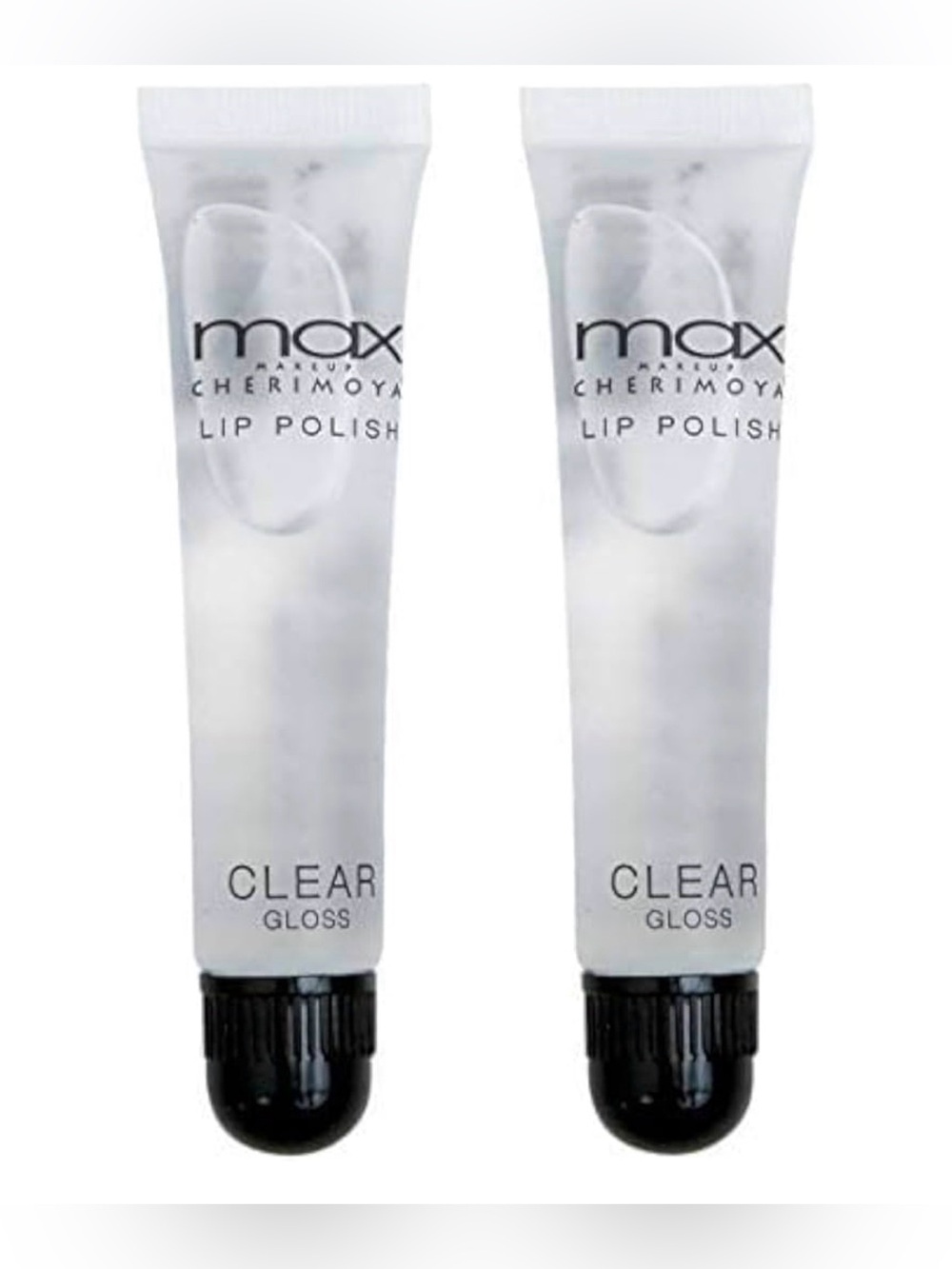 Max Makeup Cherimoya Jelly 2 Lip Glosses featuring clear shade